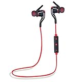 Bluetooth Headphones, Ansion Wireless Sports 4.1 Bluetooth Headset Earbuds Mini Music Stereo Earphones Noise Cancelling Headphones W/Mic In-Ear Sweatproof Earpiece -Black