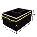 AmoyBay Premium Reflective Car Trunk Organizer Cargo Storage Durable Collapsible Bag Bin for Auto Truck Van SUV