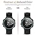 Diruite 4-Pack for Garmin Forerunner 735xt Screen Protector Tempered Glass,[2.5D 9H hardness] [Anti-Scratch] Ultra-Thin Tempered Glass Screen Protective Film