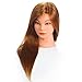 Mannequin Head, MYSWEETY 20'' inch Long Hair Mannequin Head Hair Styling Training Head Manikin Cosmetology Doll Head with Clamp and Accessories