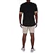 Gtealife Men's African Print Dashiki T-Shirt Tops Blouse (1-Black, XL)