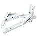 Accessbuy Folding Spring Loaded Supports Wall Mount Support for Undermount Sinks,Microwave, Beds and Other Furniture (8inch)