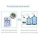 Water Bottle Pump 5 Gallon, USB Charging Portable Electric Drinking Water Bottle Pump Dispenser [2000MA Battery Powered](Black)