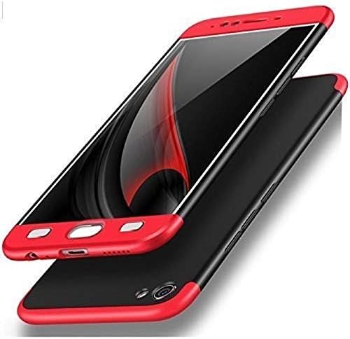 Trimanav Back Cover for Oppo F3 Plus (Black, Red, Plastic)