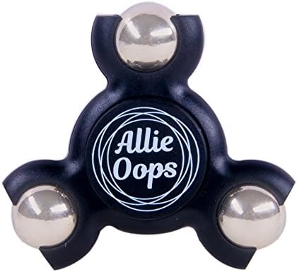Pencil Top Spinner Fidget and Sensory Toy- Mounts on Pencil - 3 included - Anti-Anxiety, ADHD, ADD, Autism-or Just for Fun - Black
