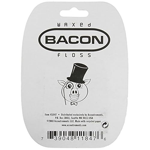 Accoutrements Waxed Bacon Floss Beauty & Personal Care, Oral Care, Dental Floss & Picks, Dental Floss