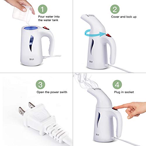 6 JSD+Steamer+Powerful+Handheld+Included