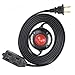Electes 3 Outlet Extension Cord with Hand/Foot Switch and Light Indicator with Safety Twist-Lock, 16/2, Black, UL Listed