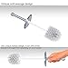 Home Intuition Modern Toilet Brush & Holder Set, Bathroom Bowl Scrubber with Holder, 2 Pack