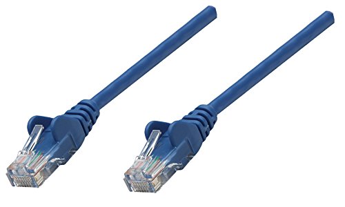 intellinet 738743 Netzwerkkabel Cat6 UTP 100% Kupfer RJ-45 Stecker/RJ-45 Stecker 1,5 m blau