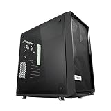Fractal Design Meshify C Mini - Compact Mini Tower Computer Case - mATX Layout - Airflow/Cooling - 2X Fans Included - Modular Interior - Water-Cooling Ready - USB3.0 - Tempered Glass - Blackout