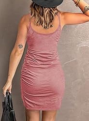 Acelitt Pink Sundress for Women 2024 Summer
