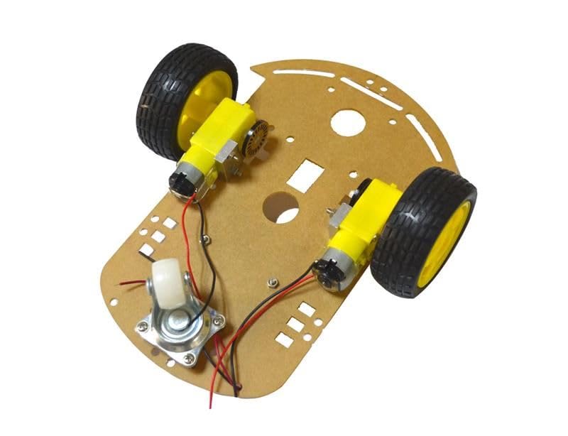 Intelligent Car Body Kit 2 Wheel 2WD Motor Robot Car Tachometer Encoder Chassis Kit for Arduino Science STEM Tech