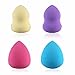 LandFox 4pcs Pro Beauty Flawless Makeup Blender Foundation Puff Multi Shape Sponges