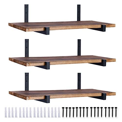 OVOV 6 Pack Heavy Duty Shelf Brackets Wall Mounted