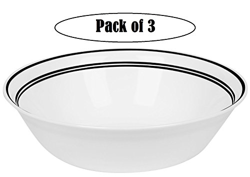 Corelle livingware 1-quart serving bowl,classic caf bla…