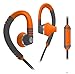 Yurbuds Explore Pro Gray/Orange Behind the Ear Headphones with 3-Button Mic