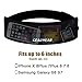 GEARWEAR Travel Running Money Belt for Phone Fanny Waist Pack Pocket with Zipper for Passport While Workout Fitness Jogging