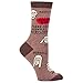 Blue Q Women's Novelty Crew Socks - As-holes Everywhere (Women's Size 5-10)