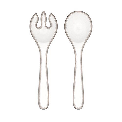 Le Cadeaux Rustica Antiqua White Five (5)-Piece Hostess Serving Set
