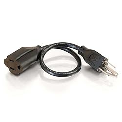 C2G 03114 18 AWG Short Extension Power Cord, Power