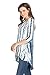 Frumos Womens Tunic Top For Leggings High Low T-Shirts WH-Navy Bamboo X-Large
