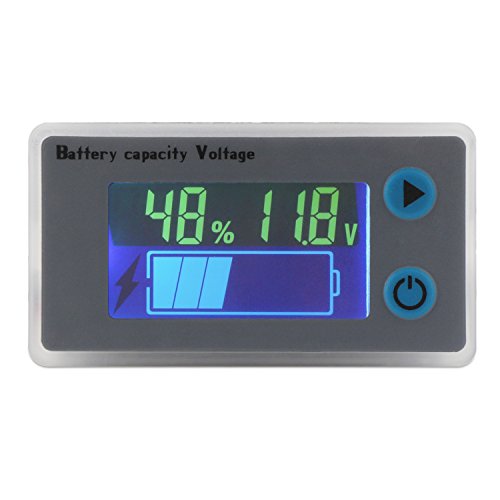Battery Monitor, DROK 10-100V Digital Battery Capacity Tester, Percentage Level Voltage Temperature  - //medicalbooks.filipinodoctors.org