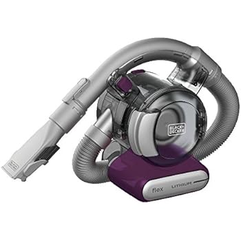 BLACK+DECKER Flex Handheld Cordless Vacuum, Eggplant (HFVB320J27), Modern