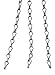 Nickannys Heavy Duty 24 Inch Hanging Flower Basket Galvanized Replacement Chain -3 Point Garden Plant Hanger (3 pk Heavy Weight-100 LB.)