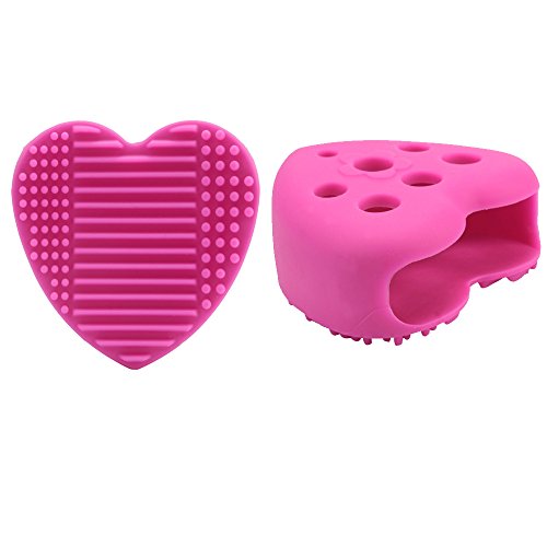 Palarn Makeup, Silicone Egg Cleaning Glove Makeup Washing Brush Drying Racks Scrubber Tool Clea
