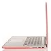 MOSISO Case Only Compatible with MacBook Pro Retina 13 inch (Models: A1502 & A1425) (Older Version Release 2015 - end 2012), Plastic Hard Shell Case & Keyboard Cover & Screen Protector, Pink