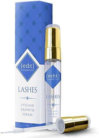 Edit LASHES - Eyelash Serum, Best Eyelash Growth Treatment - Concentrated Formula Promotes Longer & Thicker Eyelashes