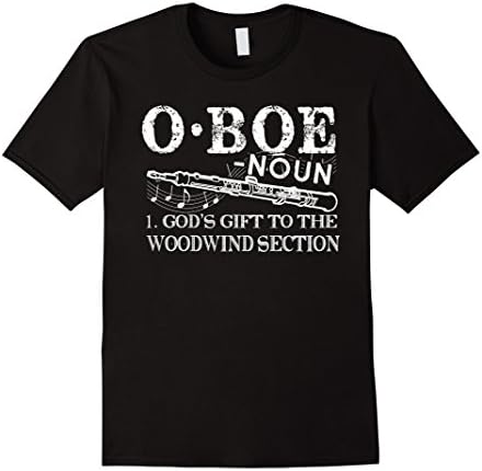 Mens Oboe Shirts - Oboe Definition T shirts Medium Black