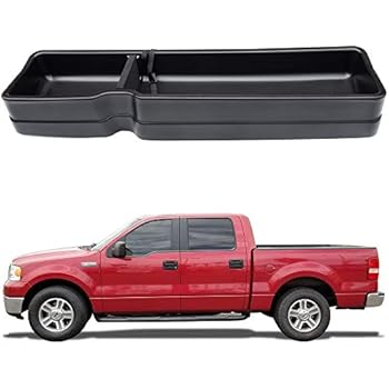  Gplus Black Under Seat Storage Box Organizer For