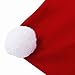 Santa Hat Christmas Chair Covers (Set of 6, Red)