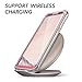 YOUMAKER Kickstand Case for Galaxy S8 Plus, Full Body with Built-in Screen Protector Heavy Duty Protection Shockproof Rugged Cover for Samsung Galaxy S8 Plus 6.2 inch - Pink/Gray