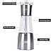EAAGD Salt and Pepper Grinder Mills (2rd Generation, Premium Ceramic Core with Adjustable Coarseness), Manual Design Salt Shakers, Allows Two Kinds of Seasoning Used at The Same Time