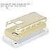 Ailun Phone Case Compatible with iPhone 5s iPhone Se iPhone 5 Soft TPU Bumper Hard Shell Solid PC Back Shock Absorption Anti Scratch Hybrid Dual Layer Slim Cover Gold