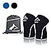 HVSKY Fitness | Knee Sleeves - Support for Powerlifting, Weightlifting & Crossfit - Compression Knee Sleeves - Competition Grade (1 Pair), Men & Women (Black, Medium)