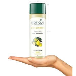 Biotique Bio Citron Stimulating Body Massage Oil, 200ml