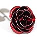 Personalized Gift Hand-Forged Wrought Iron Red Metal Rose - Valentine's Day Gift