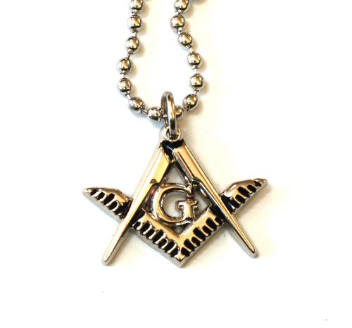 Masonic square and compasses pendant for the freemason …
