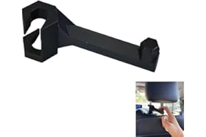 Quhoxdye Bow Hook Universal Car Headrest Compound Bow Holder Hook, Vehicle Storage Hanger with Sizing Sleeve for Trucks, SUVs