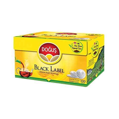 Black Label Schwarztee von Dogus 100 Pads x3,2g Beuteltee - 2er Pack