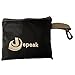 Jepeak Waterproof Backpack Rain Cover, 25L-35L Daypack Rainproof Dustproof Protector Raincover (Elastic Adjustable) for Hiking Camping Traveling Climbing Cycling, Black