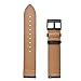 HATALKIN Watch Band for Withings/Nokia Steel HR Band 40mm Leather,20mm Watch Band Geniune Leather Replacement Strap Compatible Withings/Nokia Steel HR Sport Smartwatch (40mm) (Black)