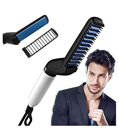 Buy Shopper52 Men Quick Beard Straightener Styler Comb