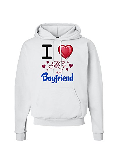 TooLoud I Love Heart My Boyfriend Hoodie Sweatshirt