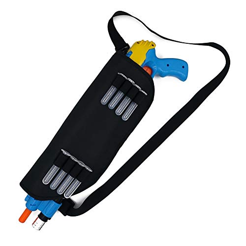 Saking Canvas Sheath Holster for Bug Salt Fly Gun 2.0/3.0 - with Extra 8 Salt Tubes & Shoulder Strap (Black) Saking Canvas Sheath Holster for Bug Salt Fly Gun 2.0/3.0 - with Extra 8 Salt Tubes & Shoulder Strap (Black)
