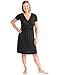 Kindred Bravely Ultra Soft Maternity & Nursing Nightgown Dress (Black, XXL)